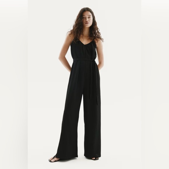 H&M Classic Black Jumpsuit - Picture 1 of 8